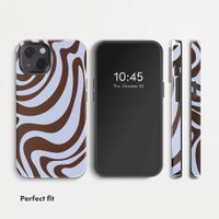 Selencia Vivid Back Cover with MagSafe Apple iPhone 13 - Dream Swirl Chocolate