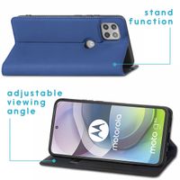 imoshion Slim Folio Bookcase Motorola Moto G 5G - Donkerblauw