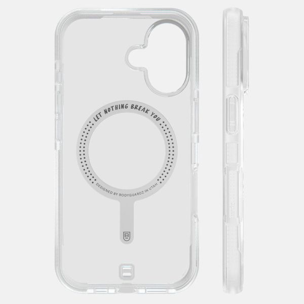 BodyGuardz Ace Pro MagSafe Backcover iPhone 16 - Clear White