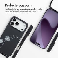 imoshion Siliconen design hoesje met koord Apple iPhone 17 Pro Max - Dandelion Black