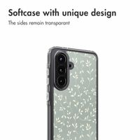 imoshion Design hoesje Samsung Galaxy A36 - Smoke Green Flowers