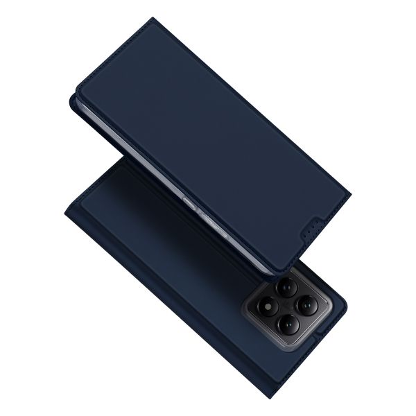 Dux Ducis Slim Softcase Bookcase Xiaomi 14T - Donkerblauw