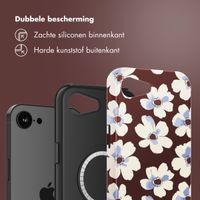 Selencia Vivid Backcover met MagSafe Apple iPhone 16e - Choco Flower Pop