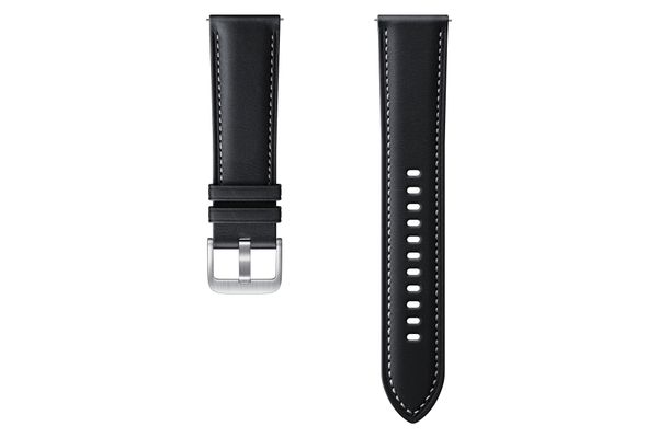 Samsung Originele Leather Band Galaxy Watch 46 / Gear S3 Frontier / Watch 3 45