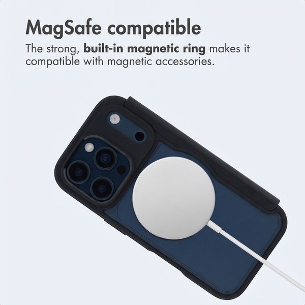 imoshion Transparent Bookcase with MagSafe Apple iPhone 17 Pro - Black