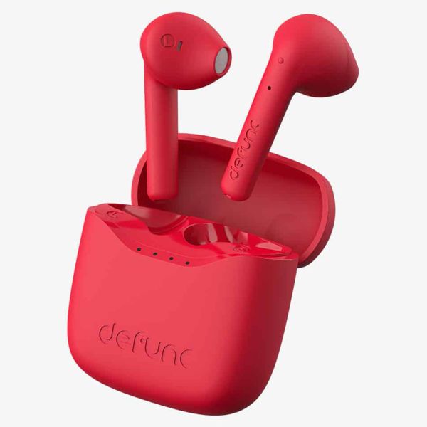 Defunc True Lite Earbuds - Draadloze oordopjes - Bluetooth draadloze oortjes - Met ENC noise cancelling functie - Red