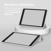 Accezz Smart Silicone Bookcase Apple iPad 9 (2021) 10.2 inch / iPad 8 (2020) 10.2 inch / iPad 7 (2019) 10.2 inch - Grijs