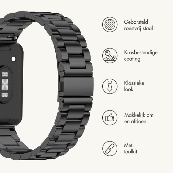 imoshion Stalen bandje Samsung Galaxy Fit 3 - Zwart