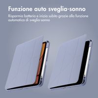imoshion Origami Bookcase Apple iPad 9 (2021) 10.2 inch / iPad 8 (2020) 10.2 inch / iPad 7 (2019) 10.2 inch - Lavender
