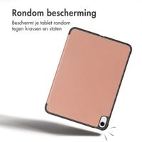 imoshion Trifold Bookcase Apple iPad 11 (2025) 11 inch A16 / iPad 10 (2022) 10.9 inch - Rosé Goud