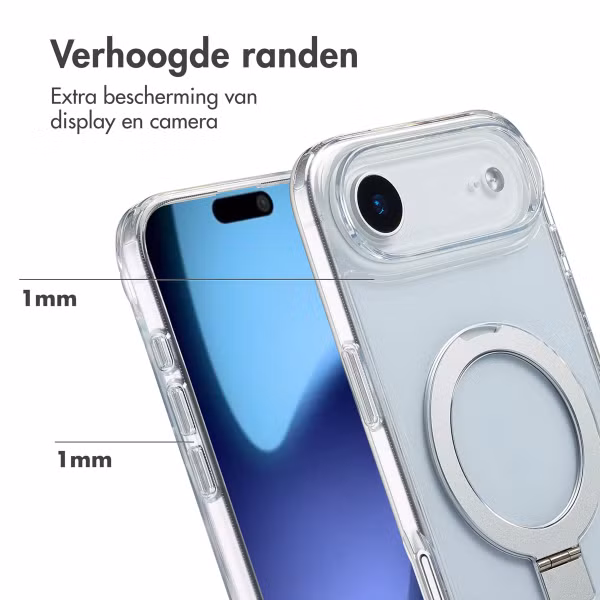 Accezz Ring Stand Backcover met MagSafe Apple iPhone Air - Transparant