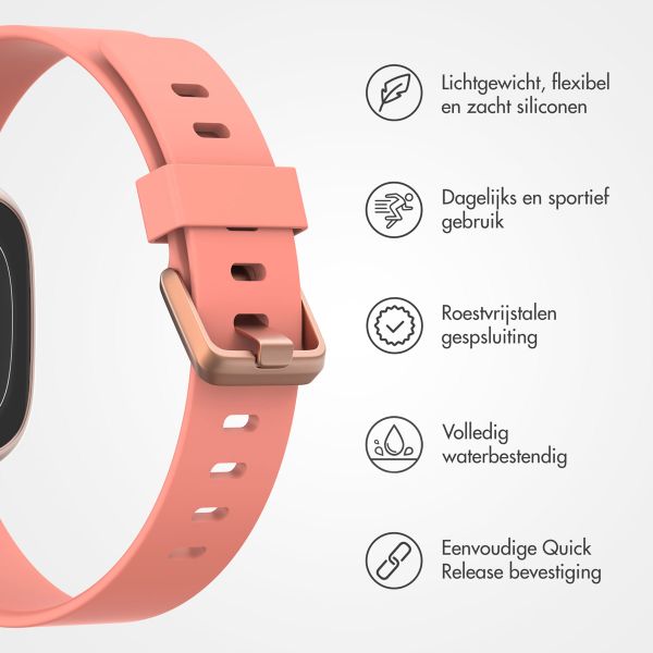 imoshion Siliconen bandje Fitbit Versa / Versa 2 / Versa Lite - Maat L - Grapefruit