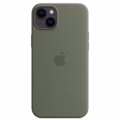 Apple Silicone Backcover MagSafe voor de Apple iPhone 14 Plus - Olive
