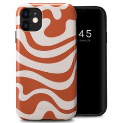 Selencia Vivid Tough Backcover iPhone 11 - Dream Swirl Orange