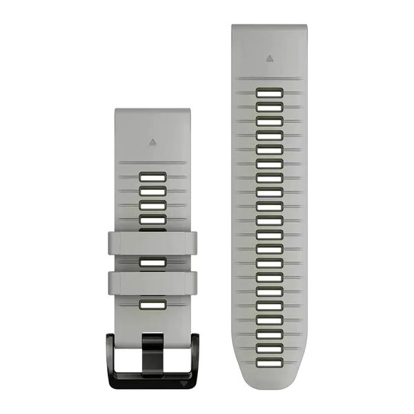Garmin QuickFit® Siliconen bandje  - Garmin 26 mm aansluiting - Fog Gray / Moss