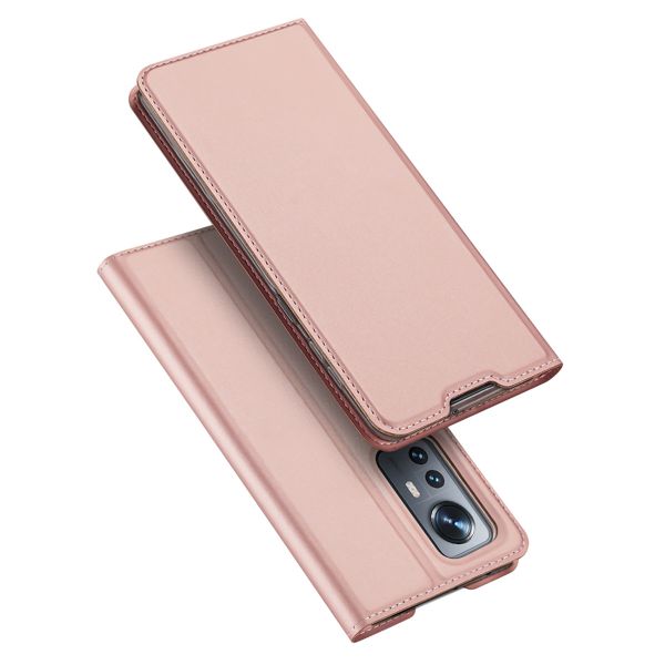 Dux Ducis Slim Softcase Bookcase Xiaomi 12 / 12X - Rose goud