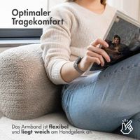 imoshion Milanees magnetisch bandje Xiaomi Smart Band 8 / 9 - Zilver