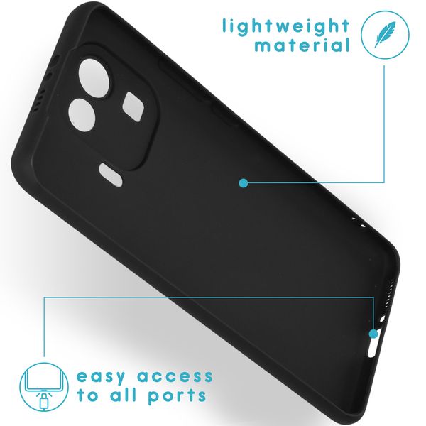 imoshion Color Backcover Xiaomi Mi 11 Pro - Zwart