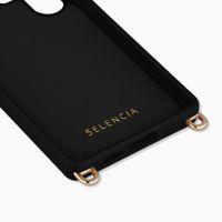 Selencia Rivièra MagSafe Backcover met afneembare haakjes Samsung Galaxy S25 Ultra - Velvet Black