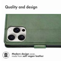 imoshion Luxury Bookcase Apple iPhone 16 Pro - Green