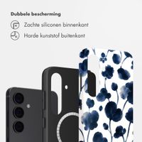 Selencia Vivid Backcover met MagSafe Samsung Galaxy S24 - Midnight Blossom