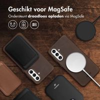 Accezz Vintage Leather Magsafe Backcover Samsung Galaxy A56 - Rustic Brown