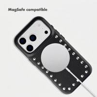 Selencia Studs Back Cover with MagSafe Apple iPhone 17 Pro Max - Velvet Black
