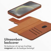 Accezz Leather Bookcase 2-in-1 met MagSafe Samsung Galaxy S25 - Sienna Brown