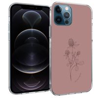 imoshion Design hoesje Apple iPhone 12 (Pro) - Floral Pink