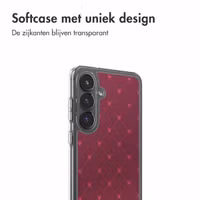 imoshion Design hoesje Samsung Galaxy S25 FE - Crush Check Coral Dust