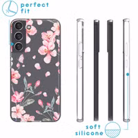 imoshion Design hoesje Samsung Galaxy S22 Plus - Blossom Watercolor