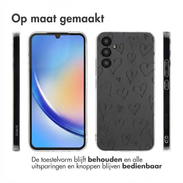 imoshion Design hoesje Samsung Galaxy A34 (5G) - Hearts
