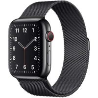 Apple Milanese Loop Band Apple Watch Series 1 t/m 9 / SE (38/40/41 mm) | Series 10 / 11 (42 mm) - Space Black