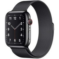 Apple Milanese Loop Band Apple Watch Series 1 t/m 9 / SE (38/40/41 mm) | Series 10 (42 mm) - Space Black