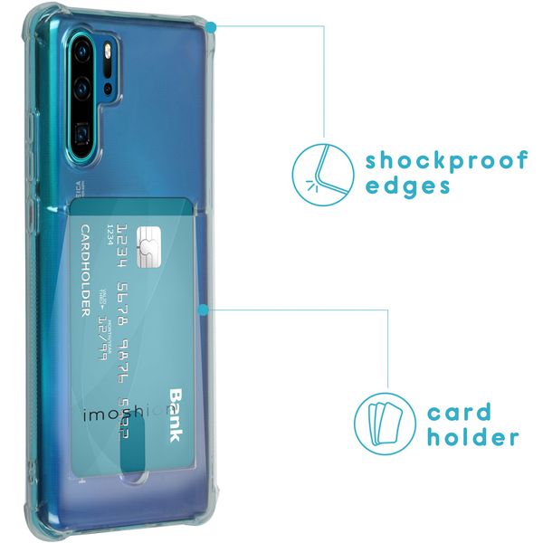 imoshion Softcase Backcover met pashouder Huawei P30 Pro -Transparant