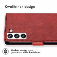 imoshion Luxe Bookcase Samsung Galaxy S22 - Rood