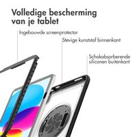 Accezz Rugged Backcover met schouderstrap Apple iPad 11 (2025) 11 inch A16 / iPad 10 (2022) 10.9 inch - Transparent
