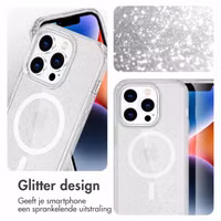 imoshion Sparkle Backcover met MagSafe Apple iPhone 13 Pro - Glitter Transparant