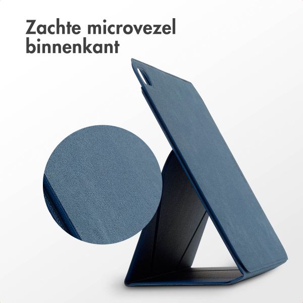 Accezz High Stand tablet case Apple iPad 11 (2025) 11 inch A16 / iPad 10 (2022) 10.9 inch - Donkerblauw