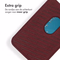 Accezz Leren Kaarthouder - Geschikt voor MagSafe en Qi2 - Heath Purple