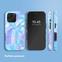 Selencia Vivid Tough Backcover met MagSafe Apple iPhone 16 Pro - Holographic Blue Dream