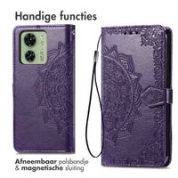 imoshion Mandala Bookcase Motorola Edge 40 - Paars