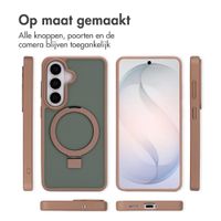 Accezz Ring Stand Backcover met MagSafe Samsung Galaxy S26 - Bruin