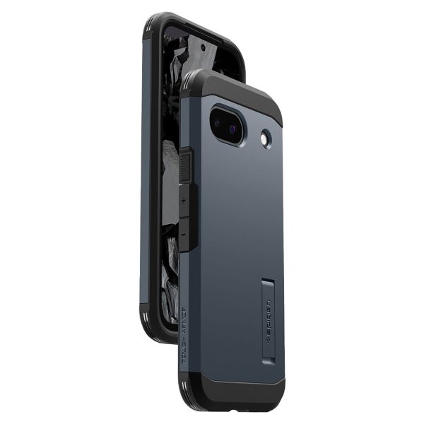 Spigen Tough Armor Backcover Google Pixel 8a - Metal Slate