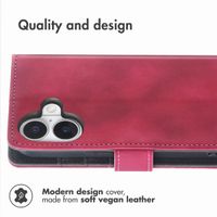 imoshion Bookcase with Strap Apple iPhone 16 - Red