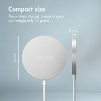 Accezz Wireless Charger USB-C - MagSafe Wireless Charger - 1 Metre - White