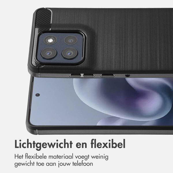 imoshion Brushed Backcover Motorola Moto G86 - Zwart