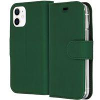 Accezz Wallet Softcase Bookcase iPhone 12 Mini - Groen