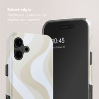 Selencia Vivid Back Cover with MagSafe Apple iPhone 16 - Desert Waves Beige