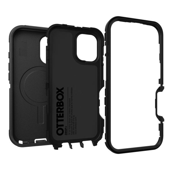 OtterBox Defender Rugged Backcover met MagSafe iPhone 16 - Black